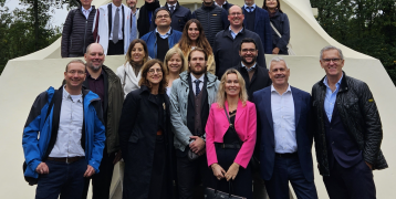 Group photo of peer review in Brandenburg